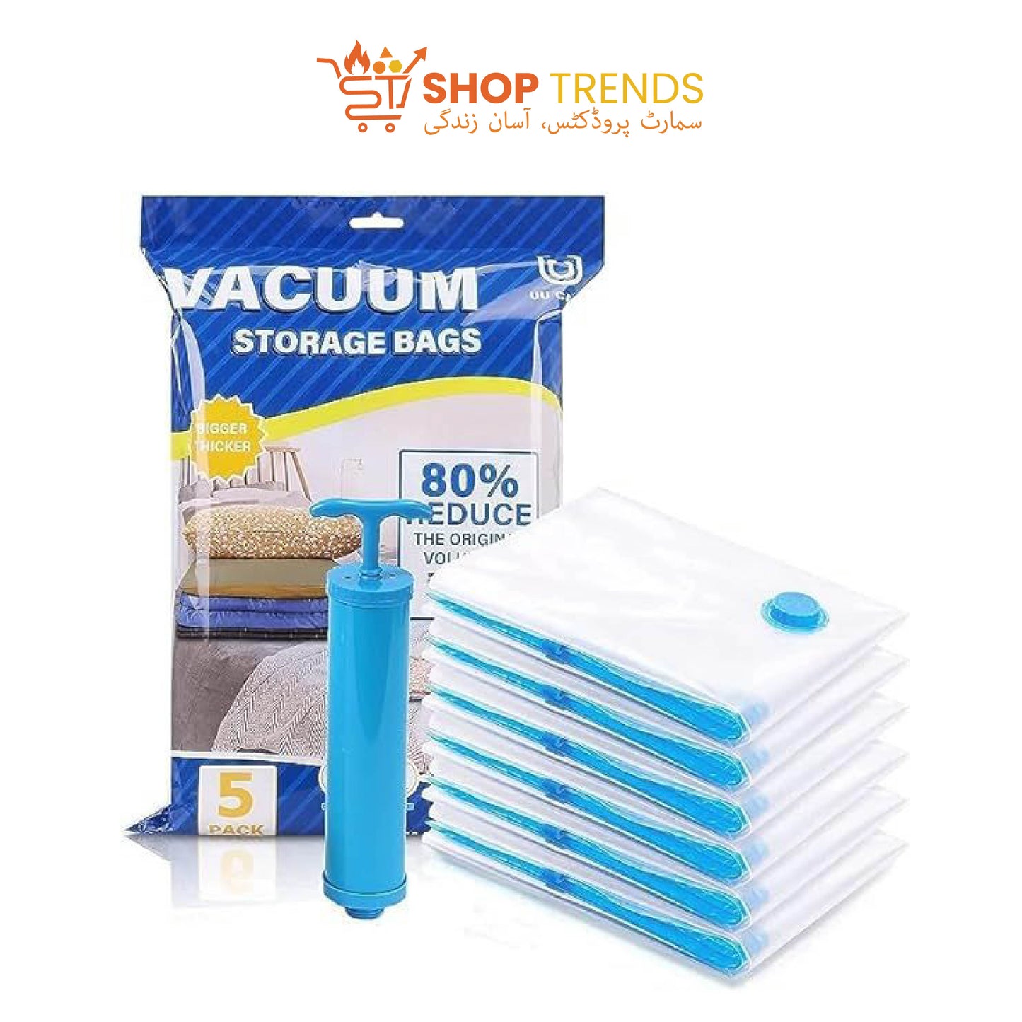 vacuum storage bags with hand pump