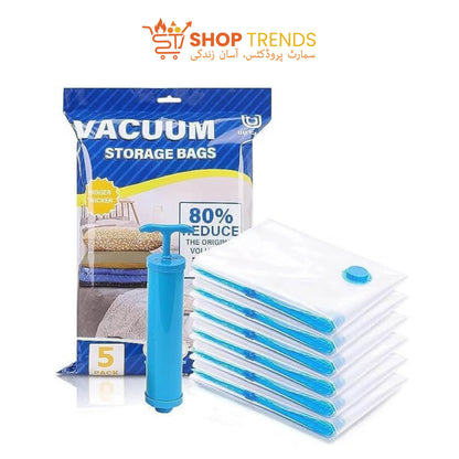 Vacuum Storage Bags with Hand Pump